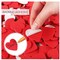 Heart Foam Stickers, 600 pieces Valentine's Day Craft Stickers with Self-Adhesive Heart Shapes
